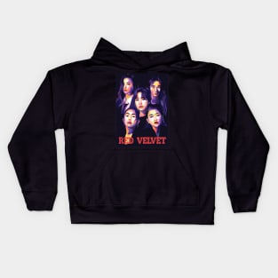 Red velvet kpop Kids Hoodie